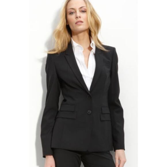 Hugo Boss Jackets & Blazers - Hugo Boss Juicy Wool Blazer Size 2 Black